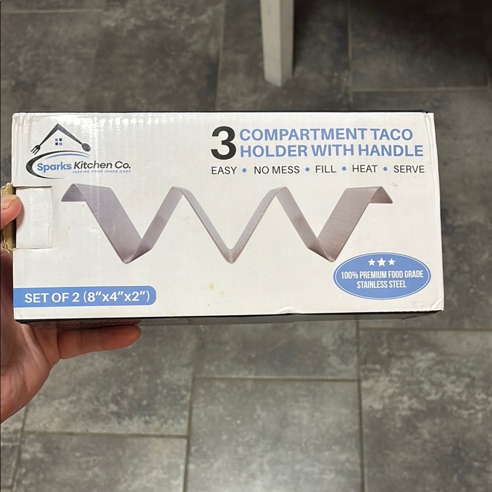 Sparks Kitchen Co. Stainless Steel Taco Holder